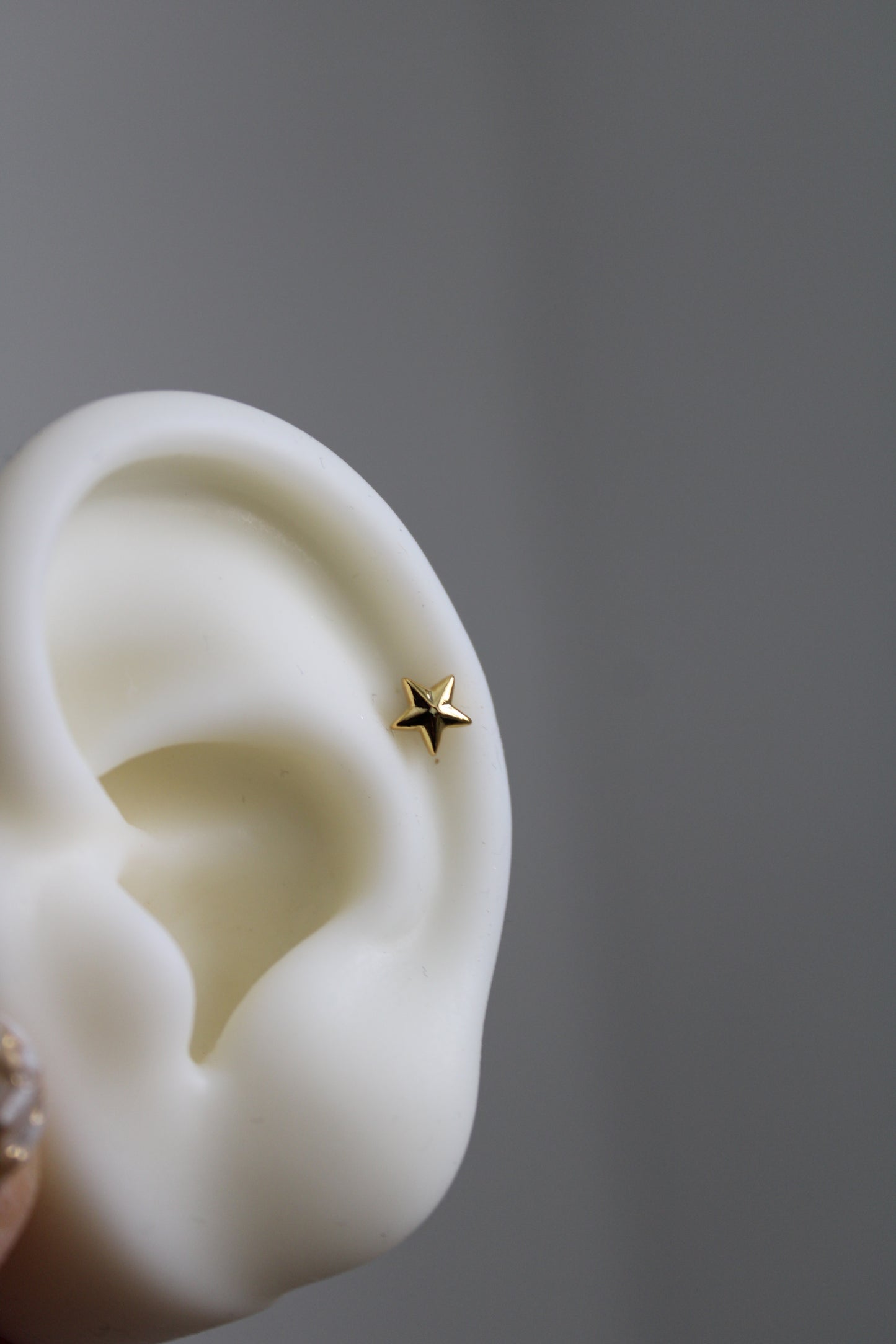 Pieza Piercing Estrella liso #76