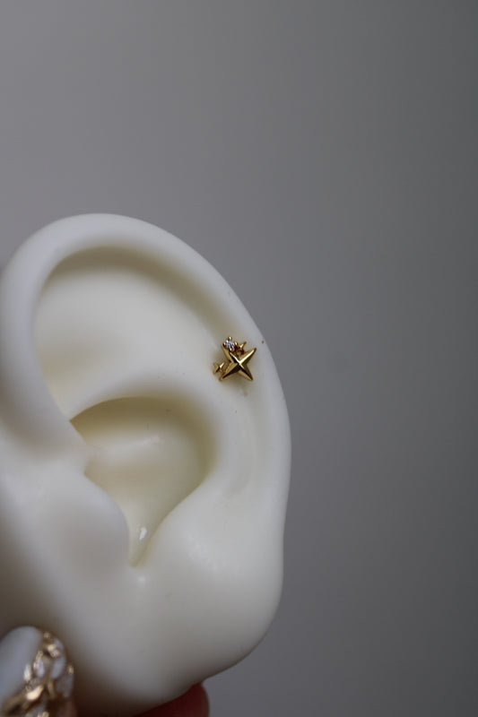 Pieza piercing universo