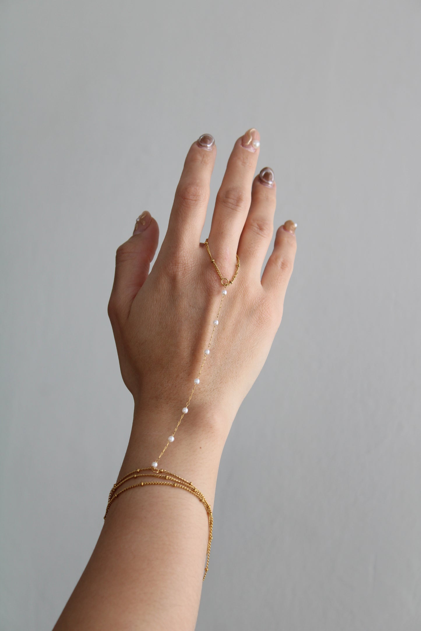 Ring Bracelet perlas