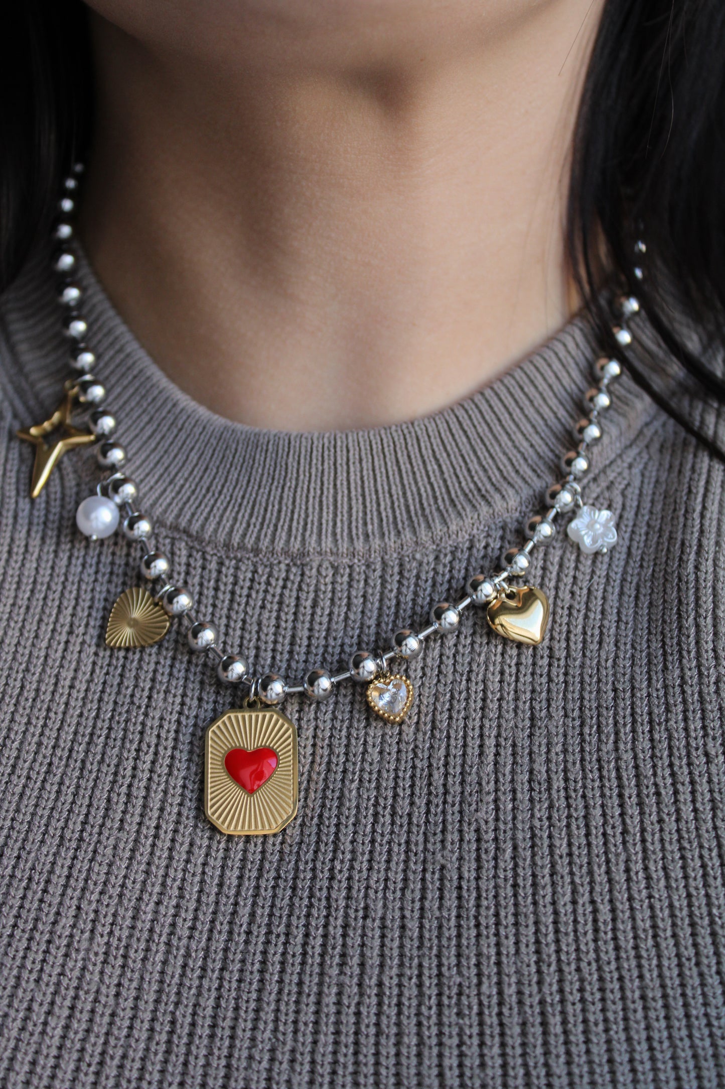 Collar Naipe Charms