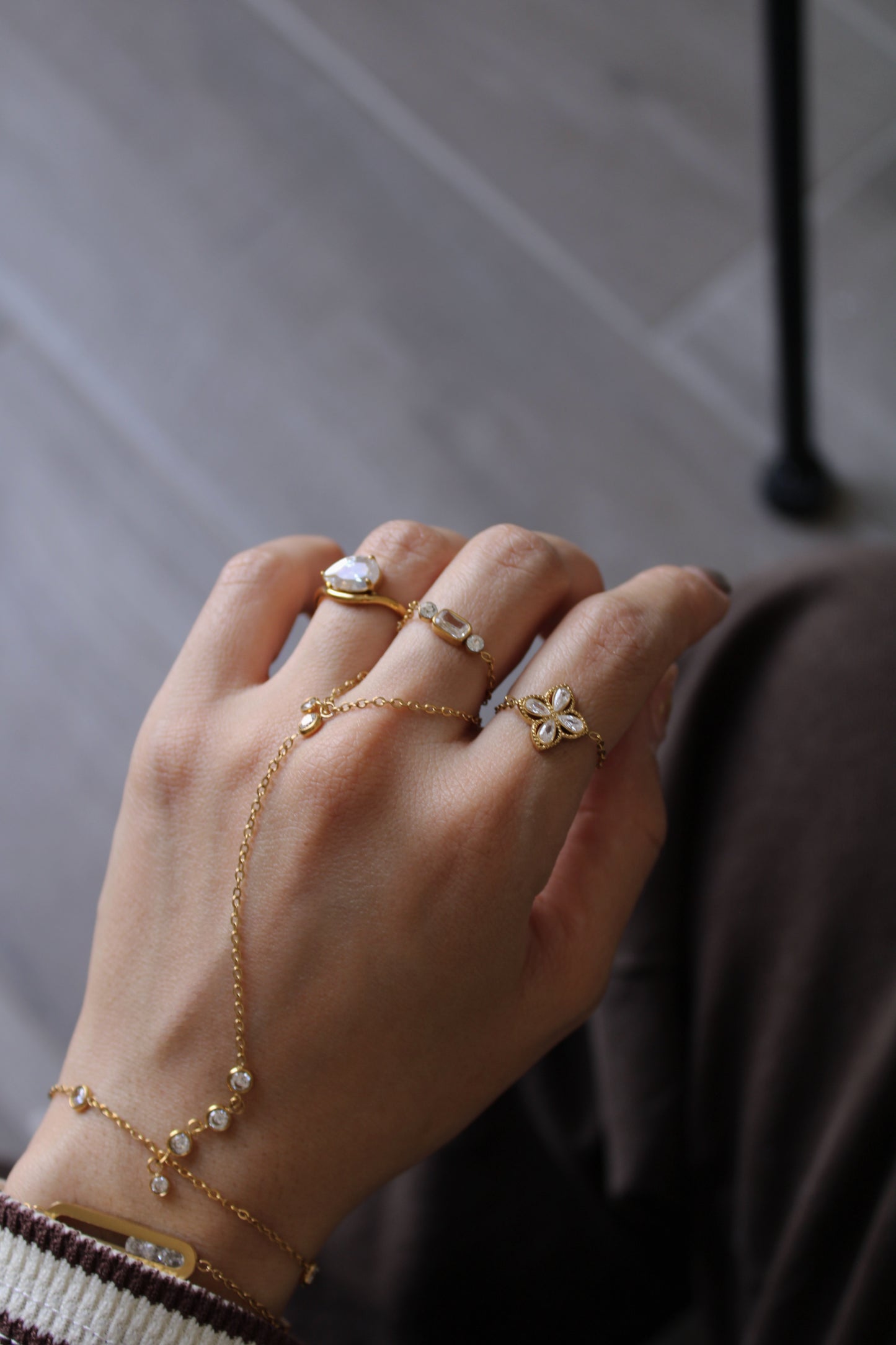Ring Bracelet Spritz (pulsera con anillo)