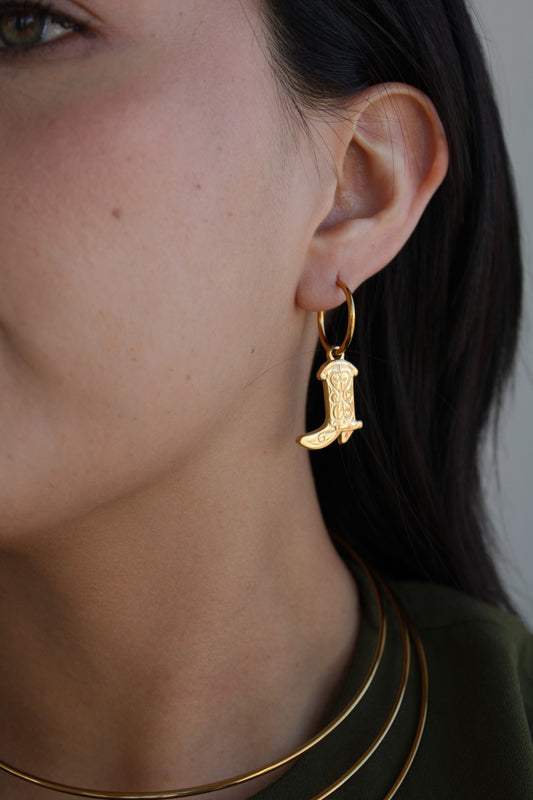 Colgantes bota labrada