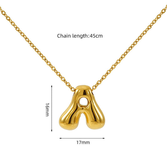 Collar Inicial Lobster dorada