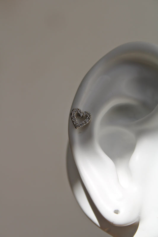 Pieza corazón contorno #45