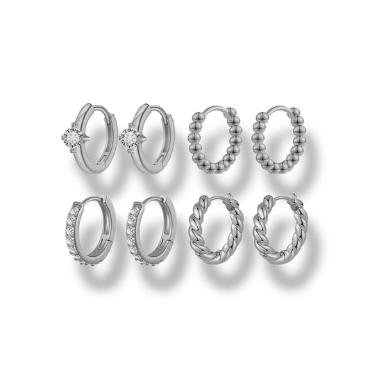 Everyday Set arracadas (4 pares)