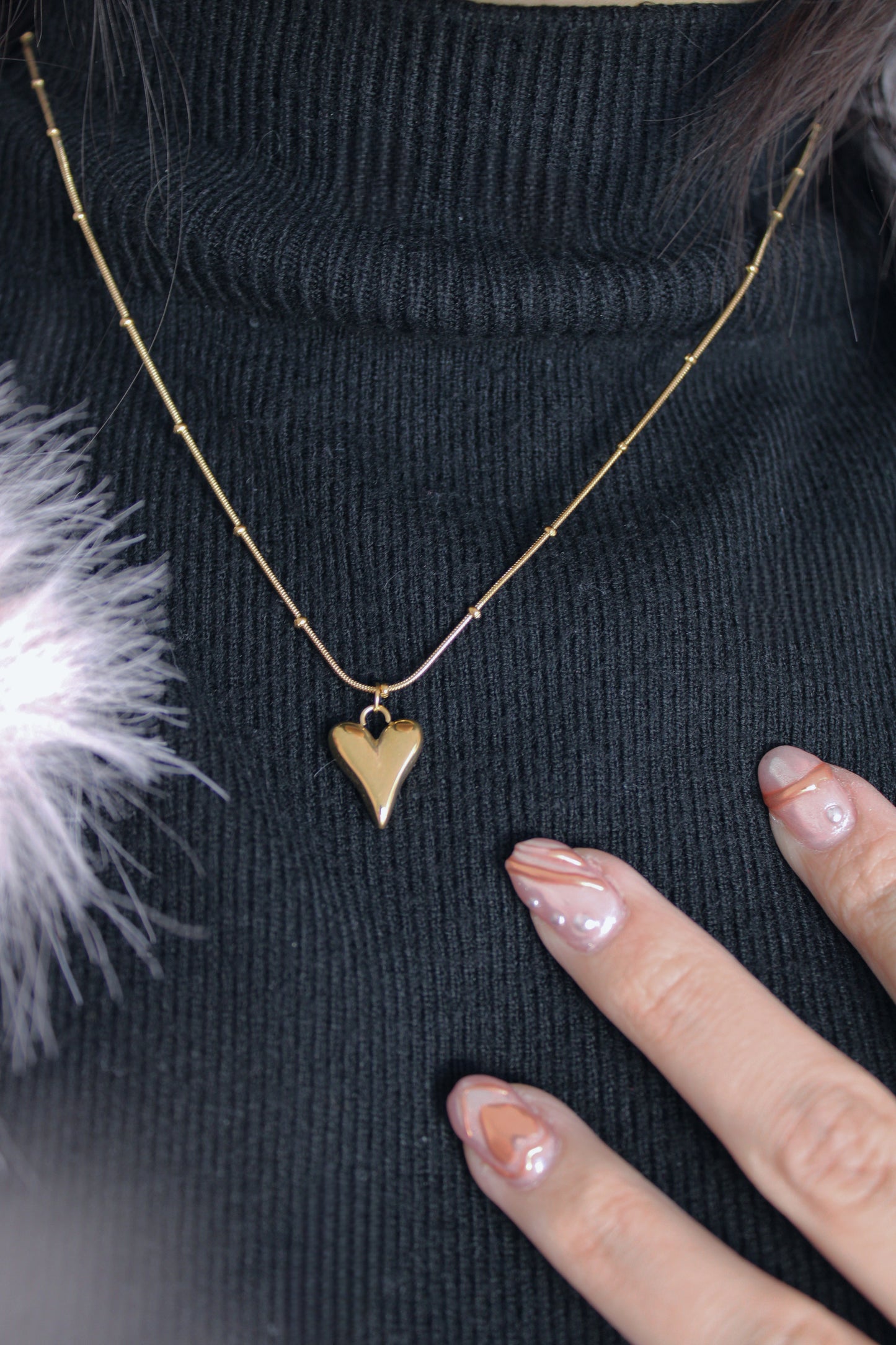 Collar Amor Punteado
