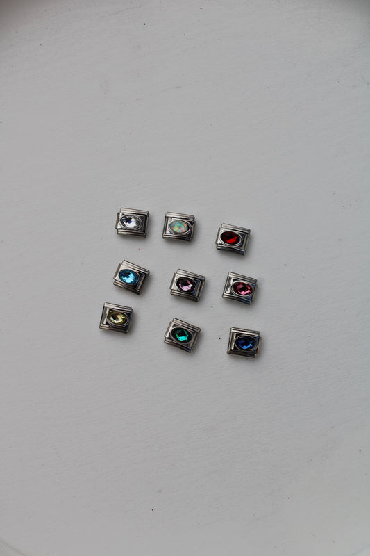 Charms Bracelet Plata zirconias