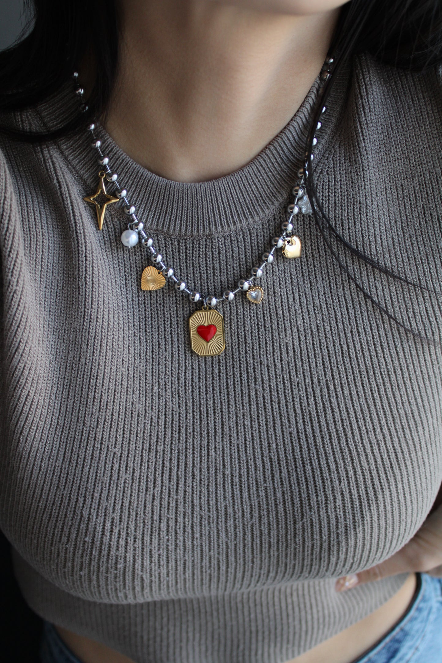 Collar Naipe Charms