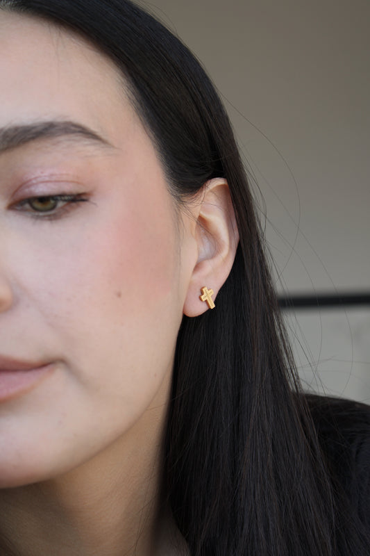 Pendientes Cruz nuta