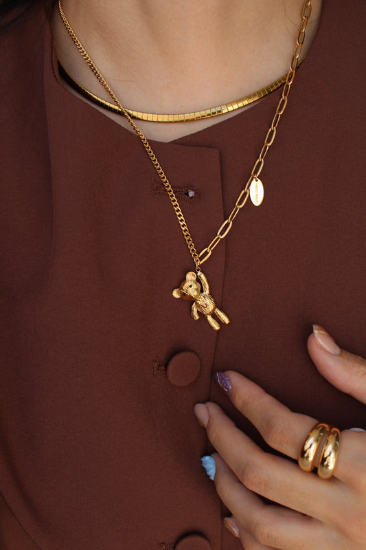 Collar Osito Colgante