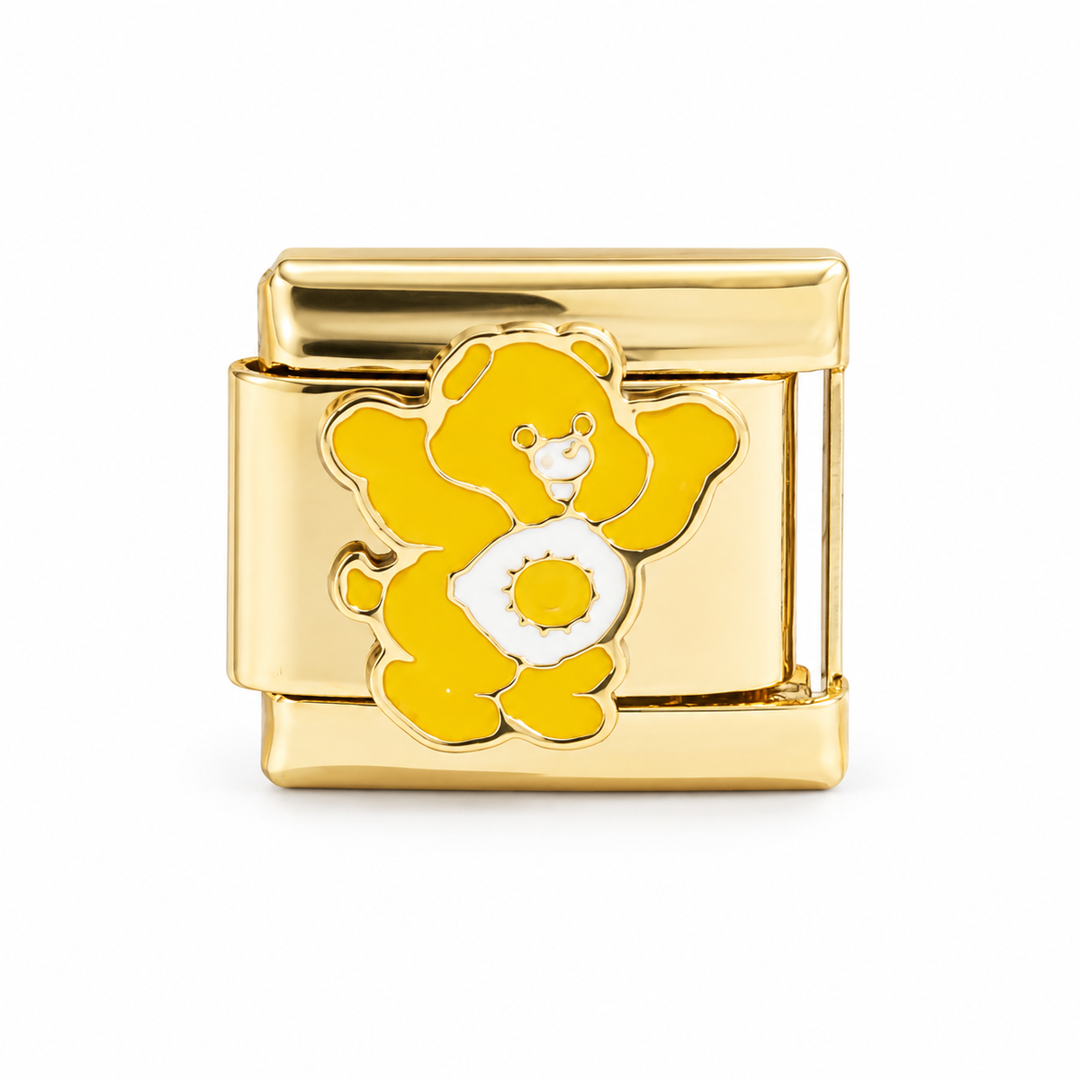 Charm italiano osito cariñoso amarillo