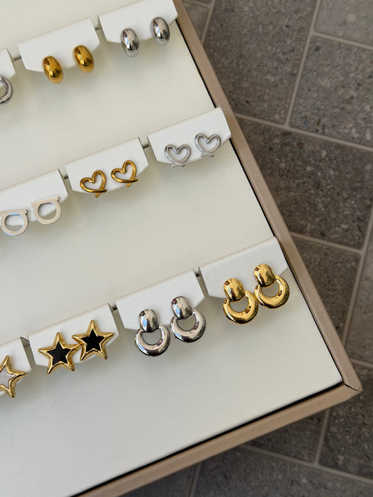 Pendientes Larci Dorado