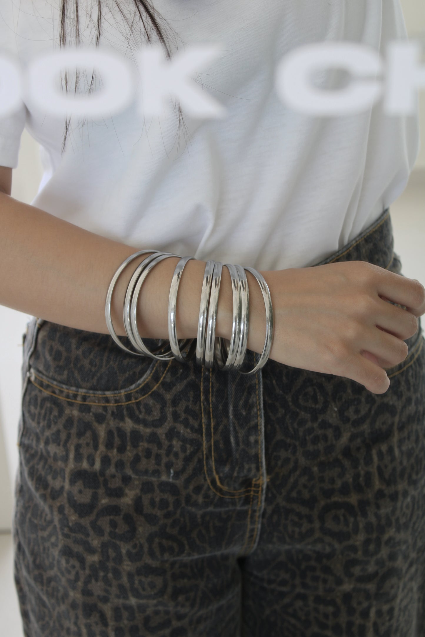 Stack pulseras Forte (9 piezas)