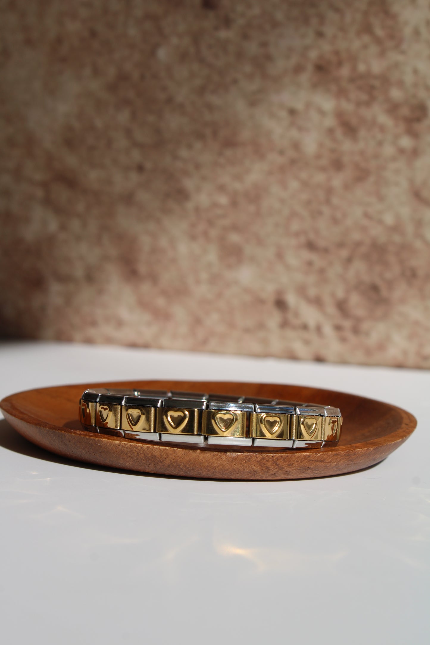 Brazalete italiano corazones