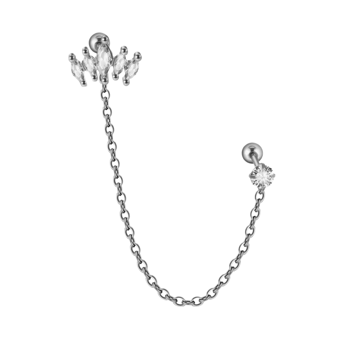 Piercing con cadena