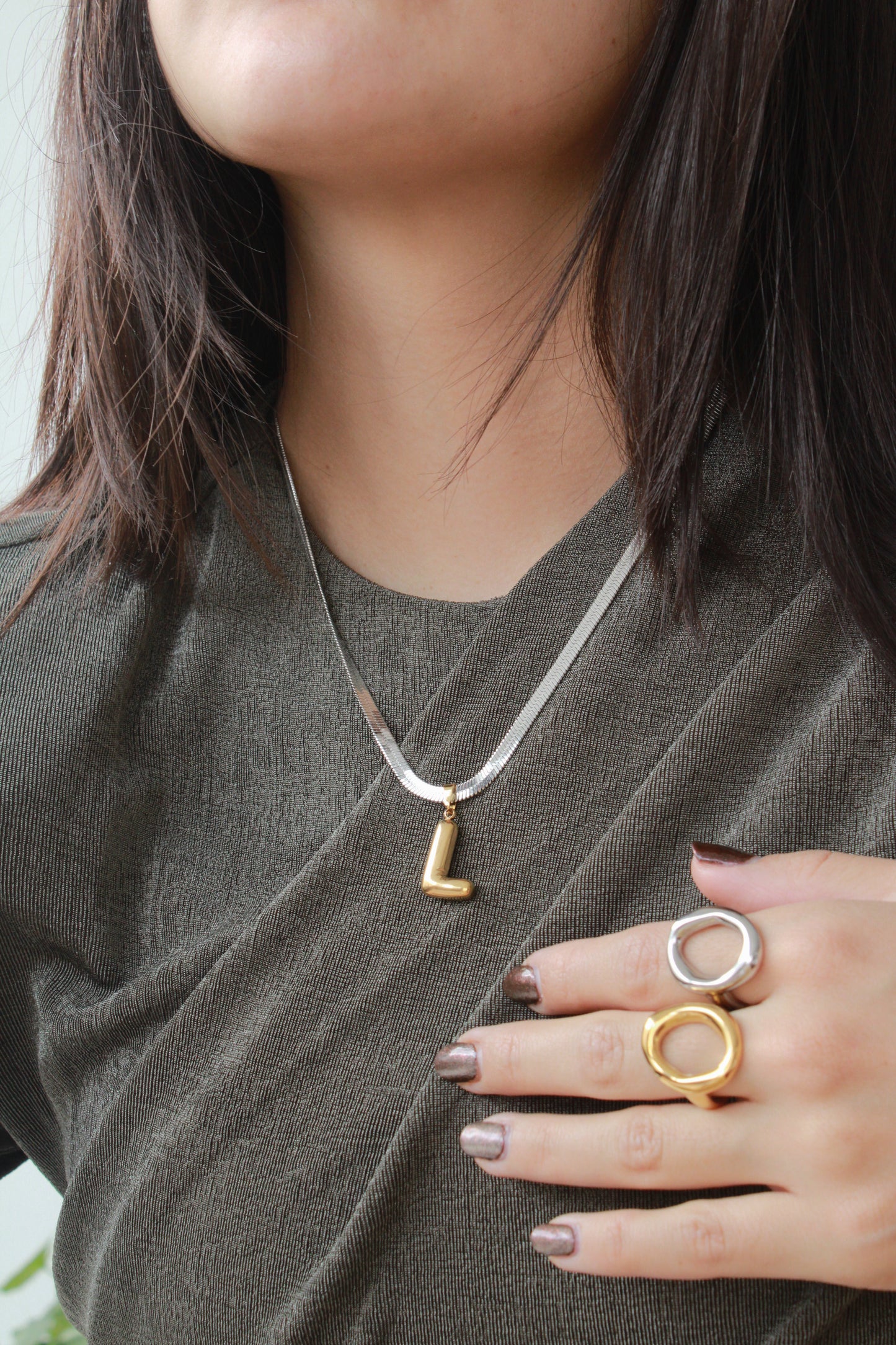 Collar Inicial Puffy