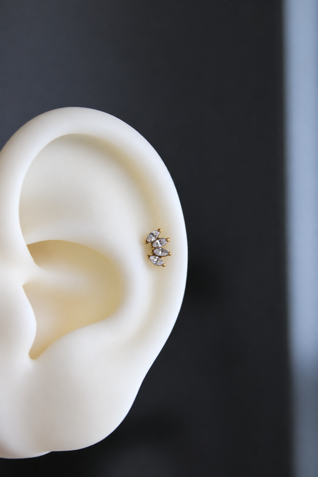 Piercing Titanio ASTM F136 (dorado)
