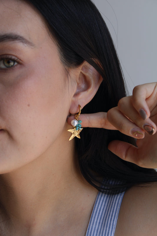 Arracadas Malema (estrella de mar)