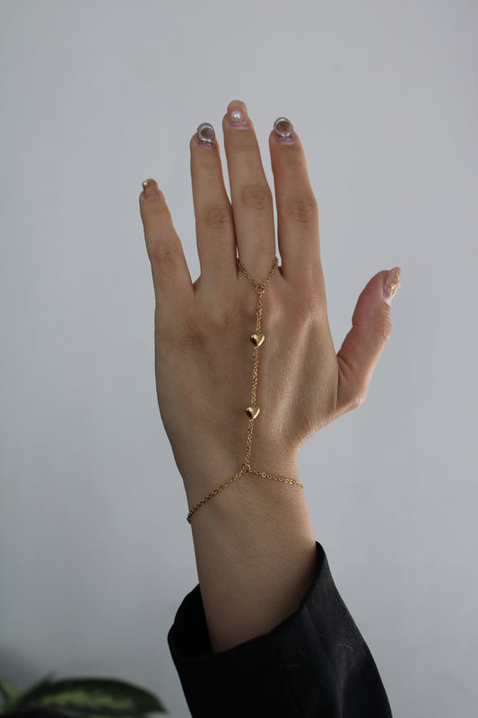 Ring Bracelet corazones