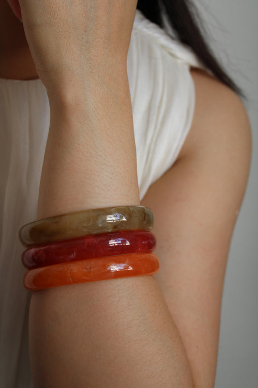 Set pulseras acrílico