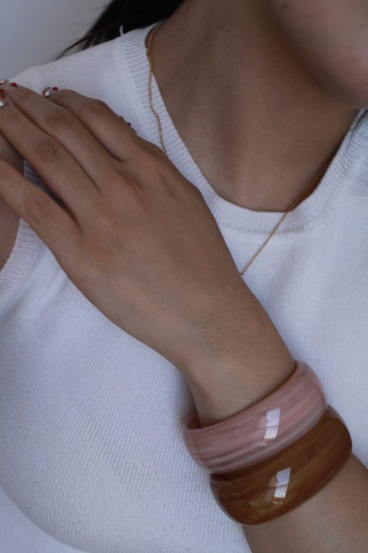 Pulsera Rígida efecto Labradorita