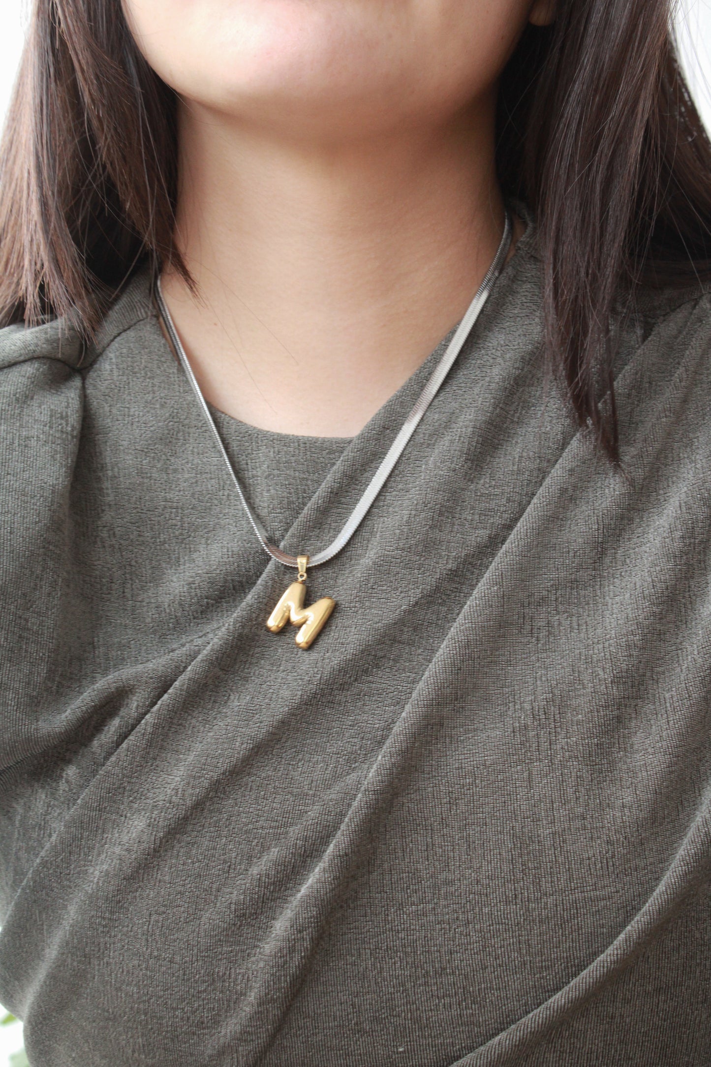 Collar Inicial Puffy