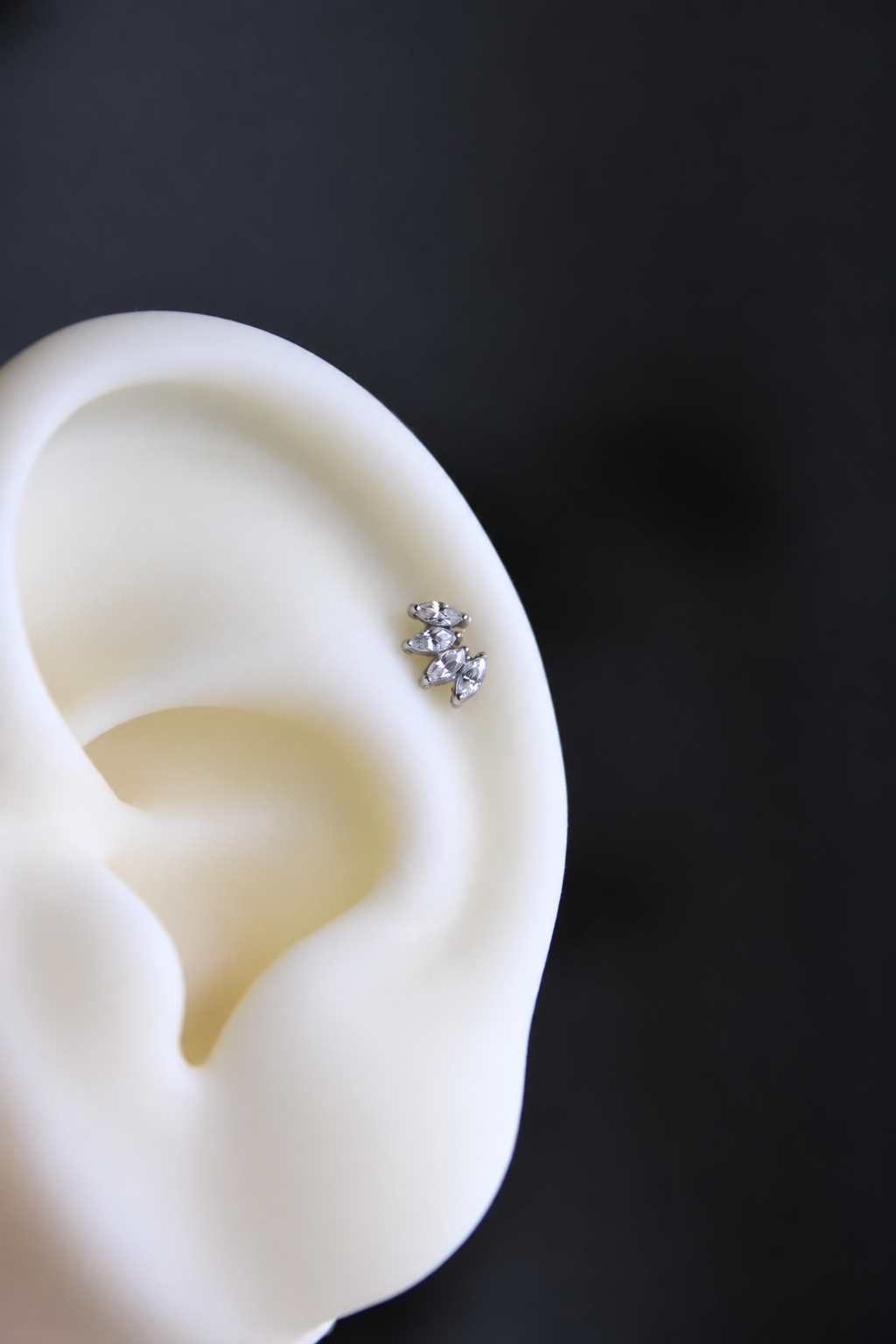 Piercing Titanio ASTM F136 (plata)