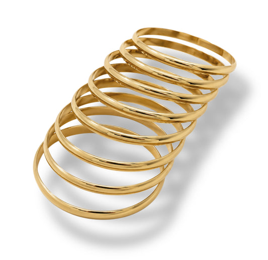 Stack pulseras Forte (9 piezas)