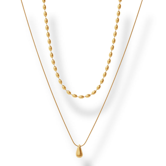 Collar Doble Gota
