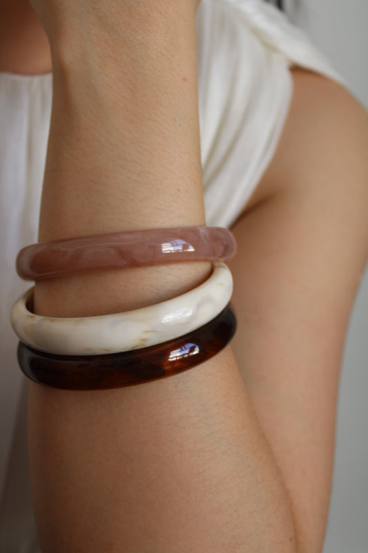 Set pulseras acrílico