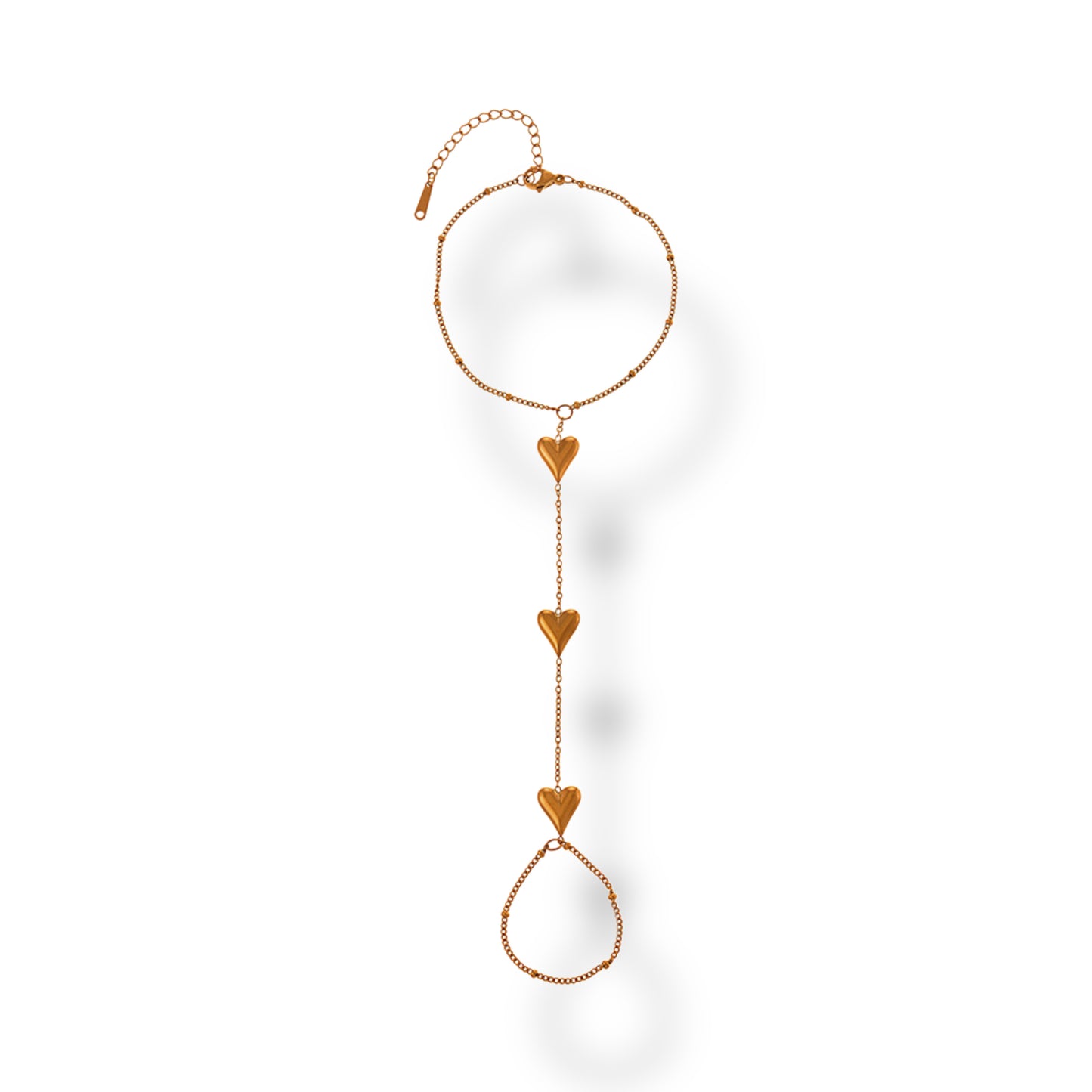 Ring bracelet peach
