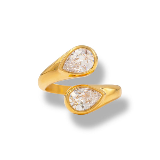 Anillo Bucle Dorado
