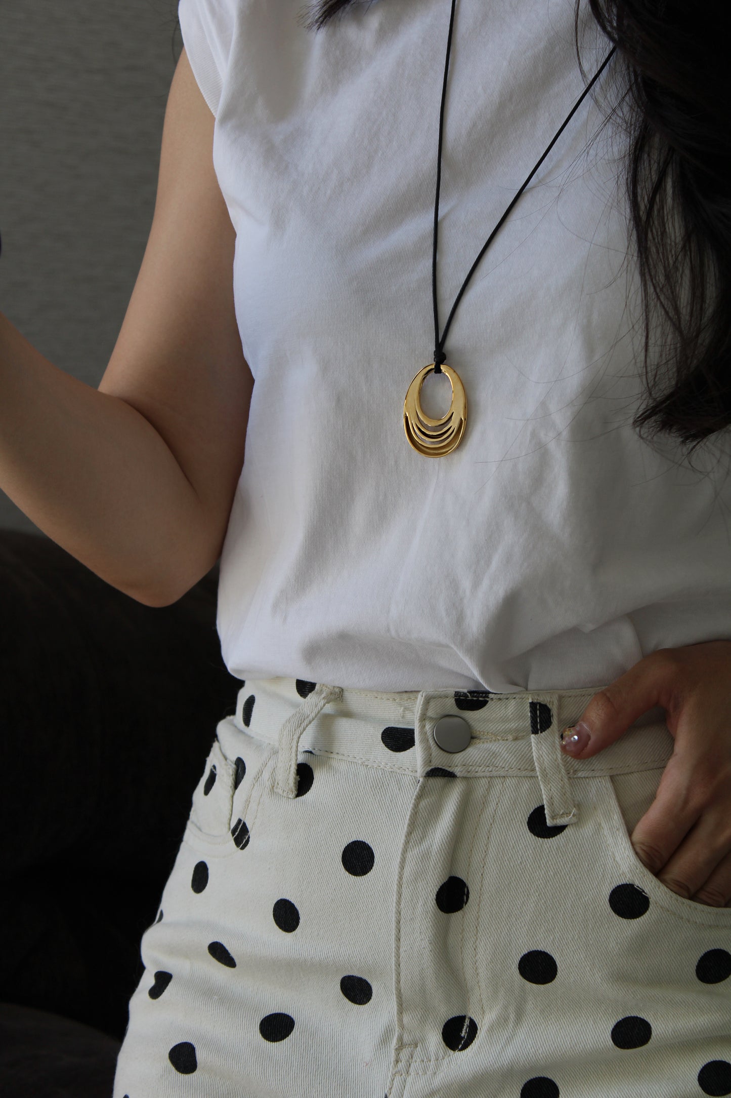 Collar Cordón Medallón