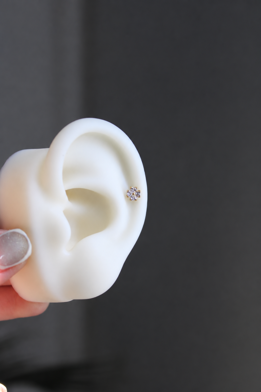 Piercing Titanio ASTM F136 (dorado)