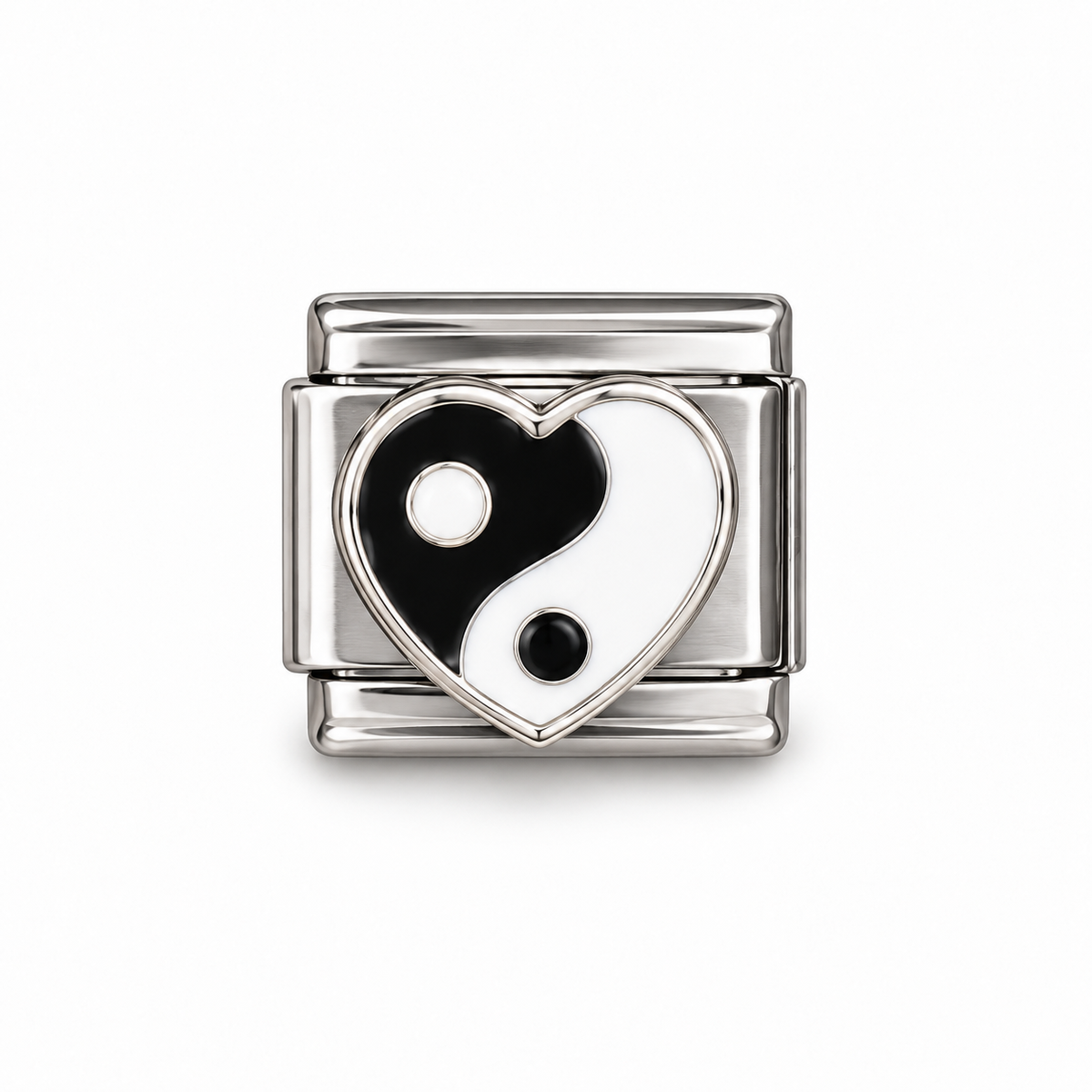 Charm corazón ying yang