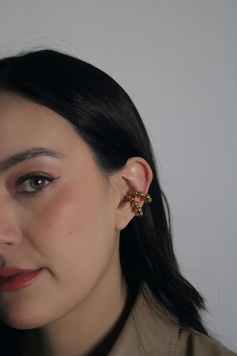 Ear Cuff bolitas (1 pza)