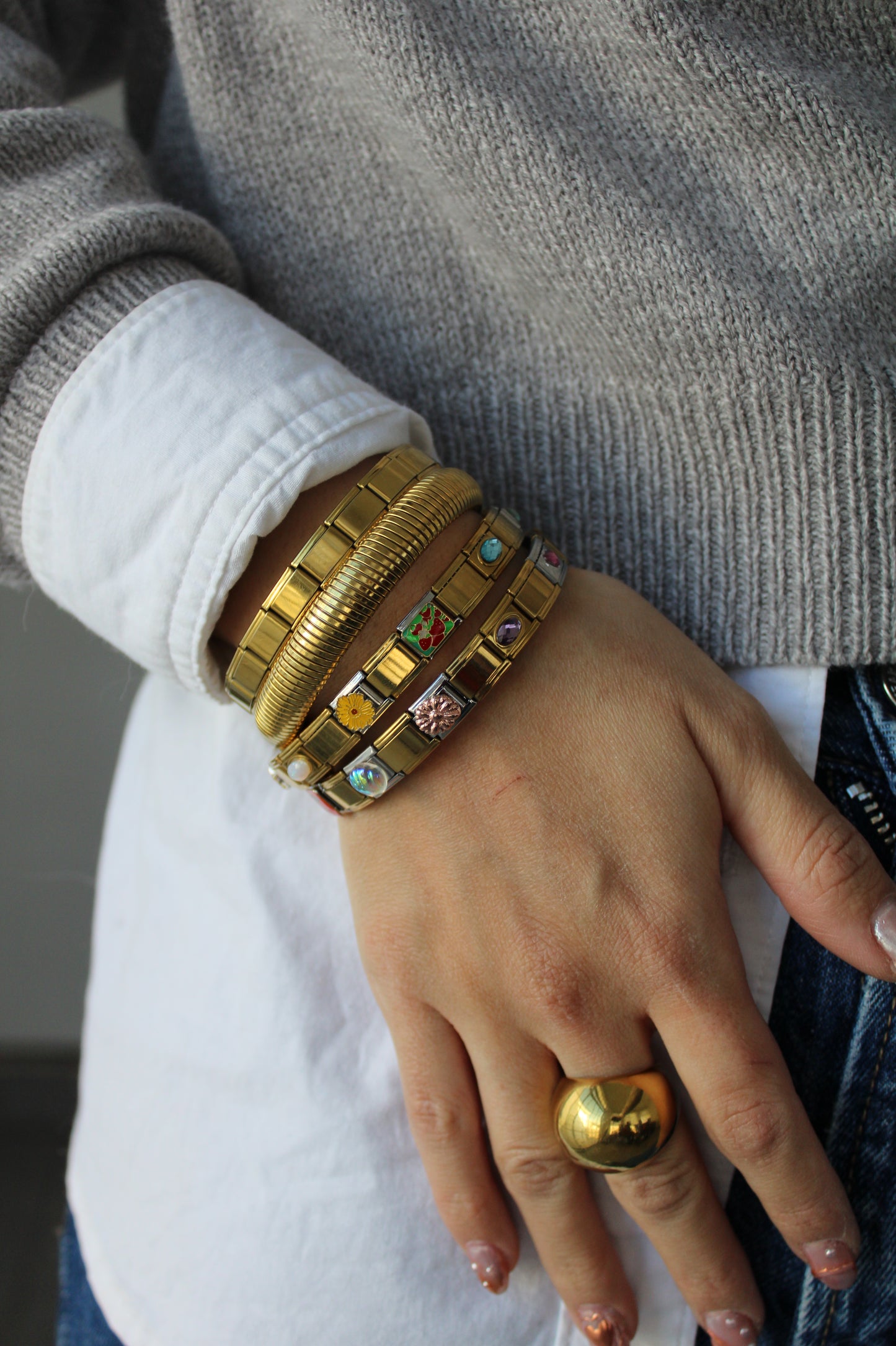 Brazalete Italiano liso
