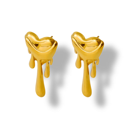 Pendientes Melted Heart