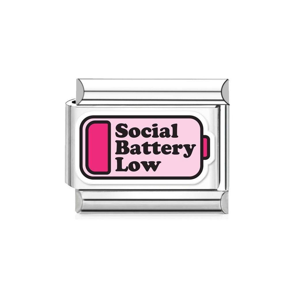 Charm italiano Social Battery Low