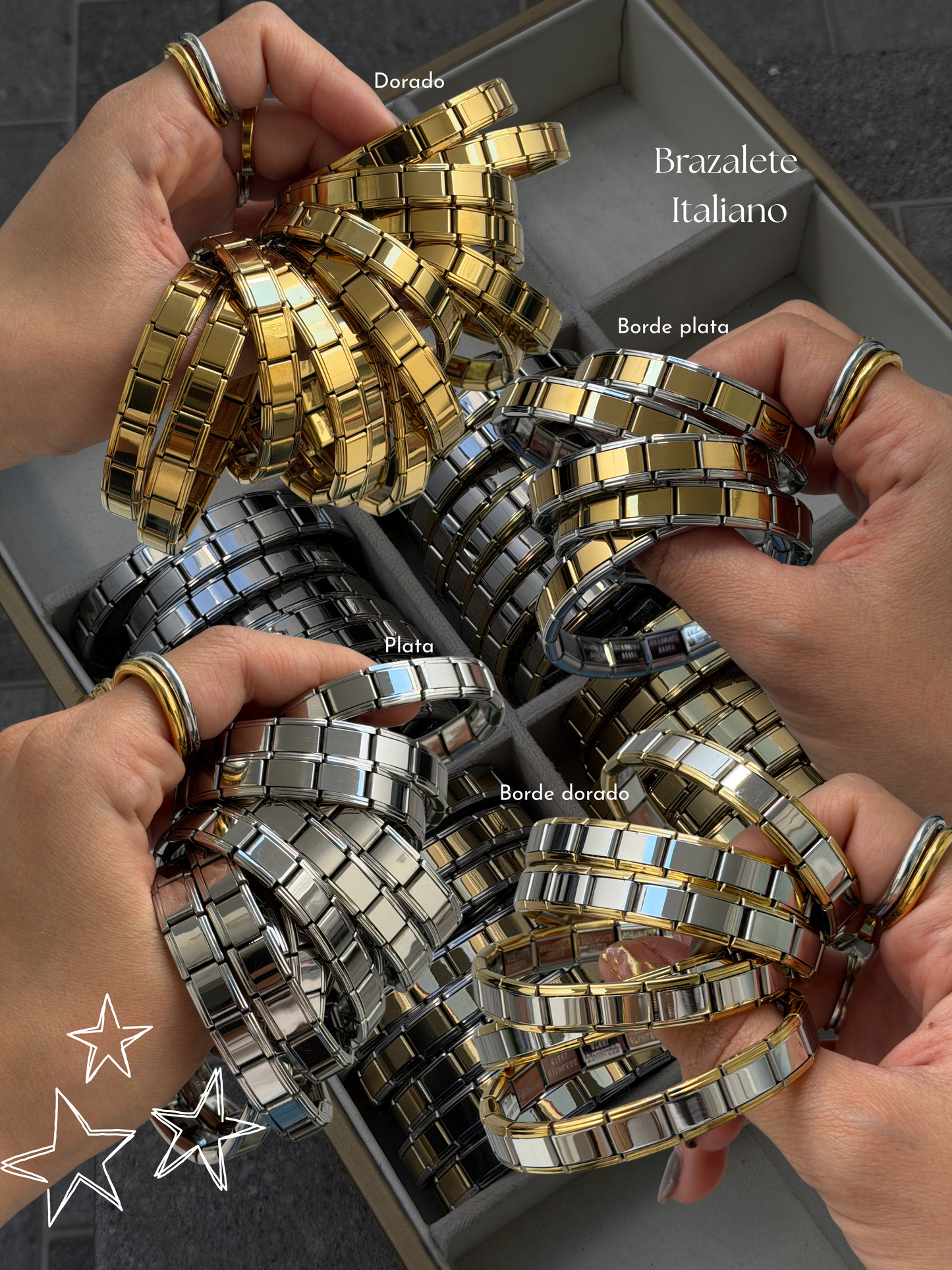 Brazalete Italiano liso