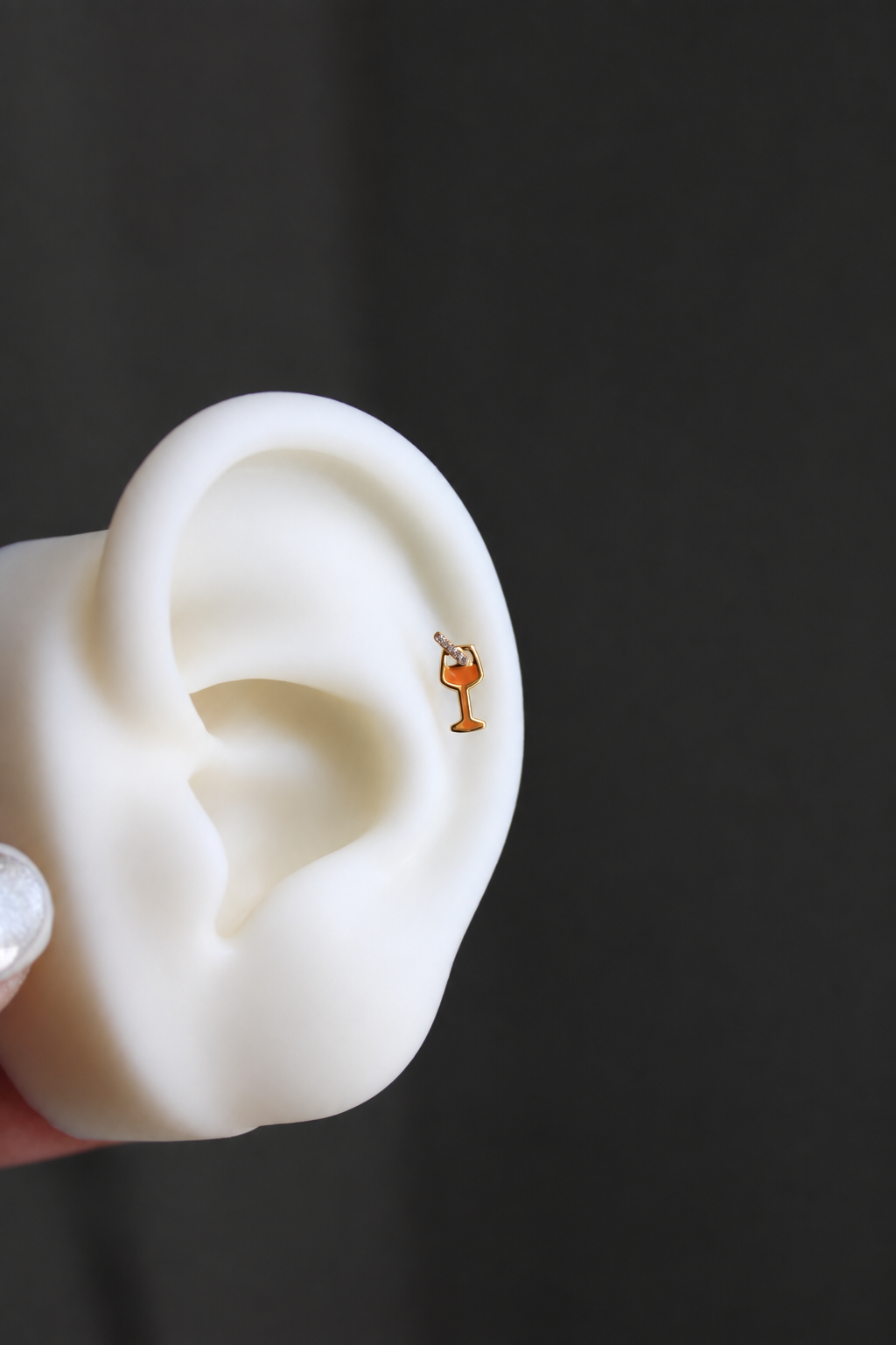 Piercing Titanio ASTM F136 (dorado)