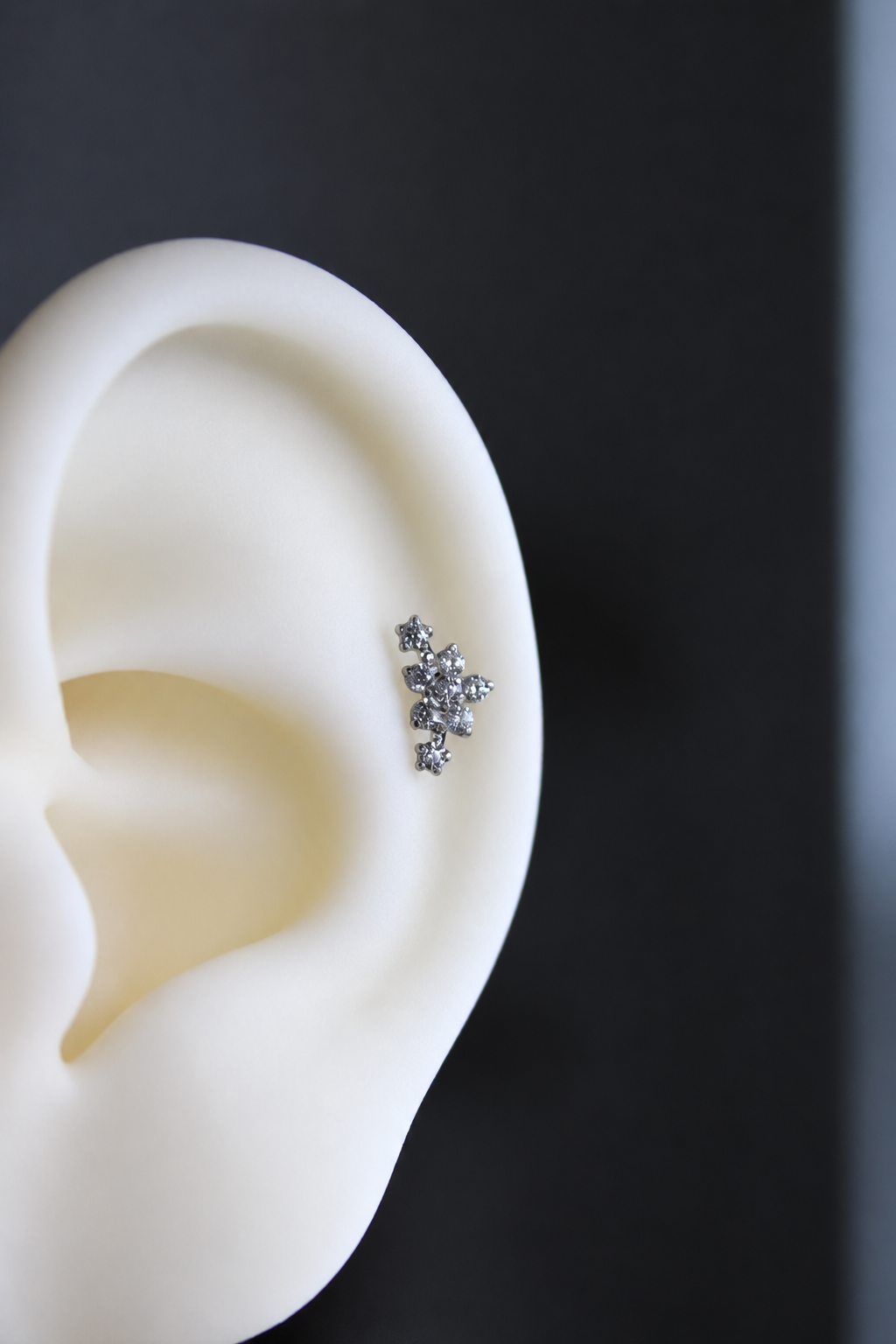 Piercing Titanio ASTM F136 (plata)
