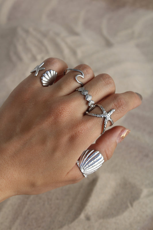 Set anillos playa (5 anillos)