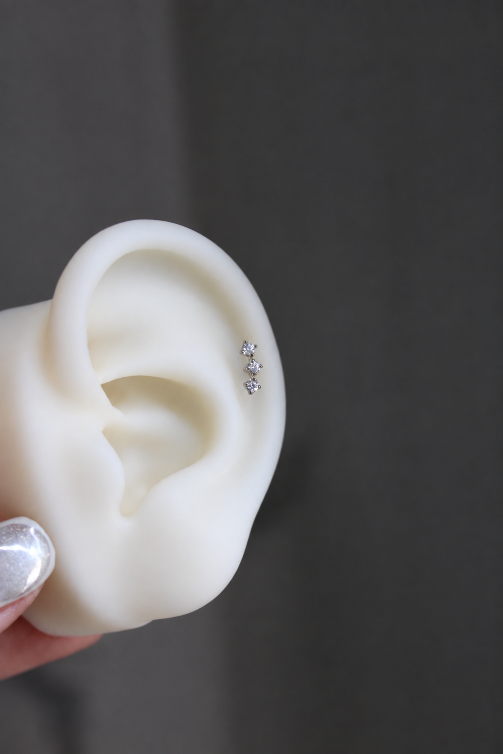 Piercing Titanio ASTM F136 (plata)