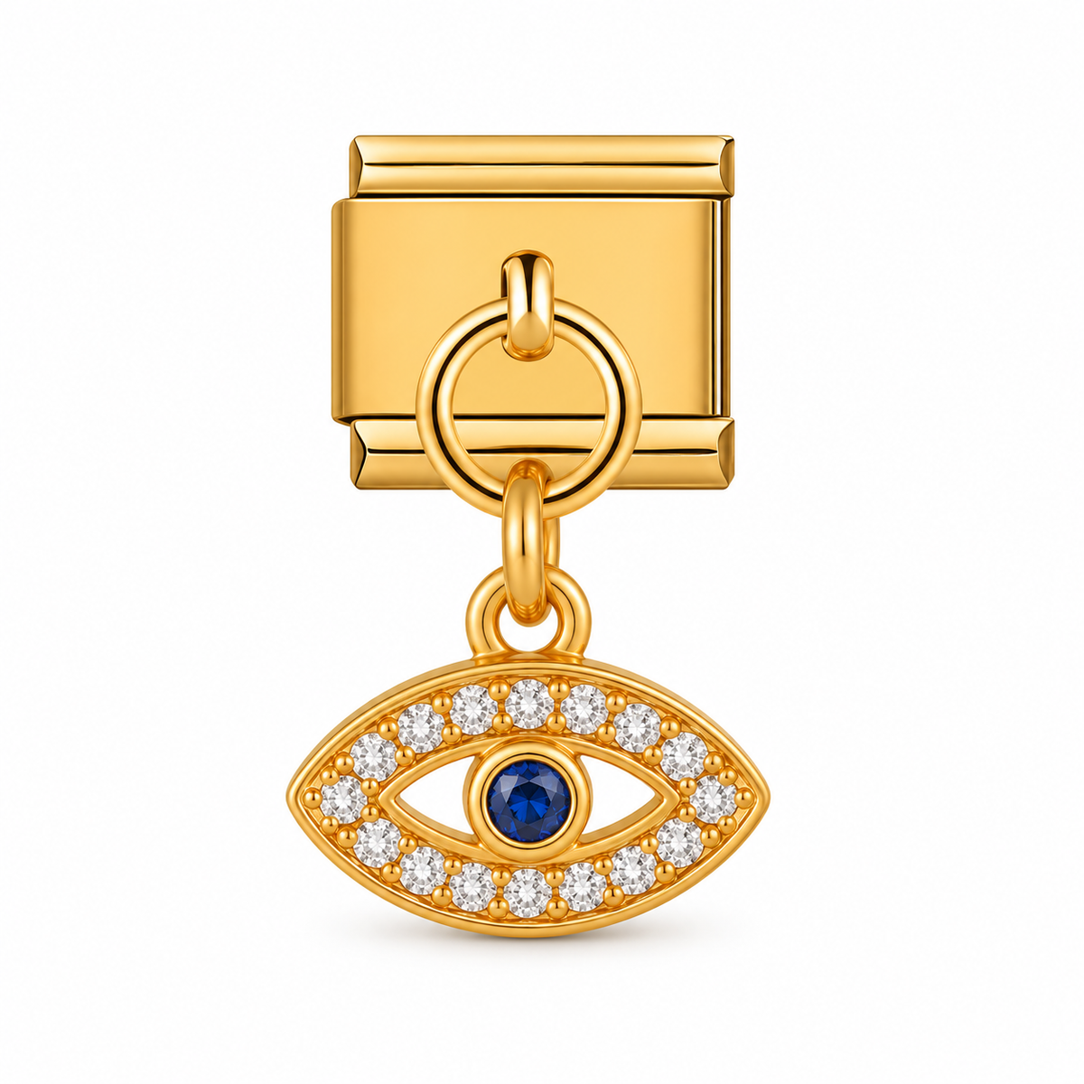 Charm italiano ojo colgante