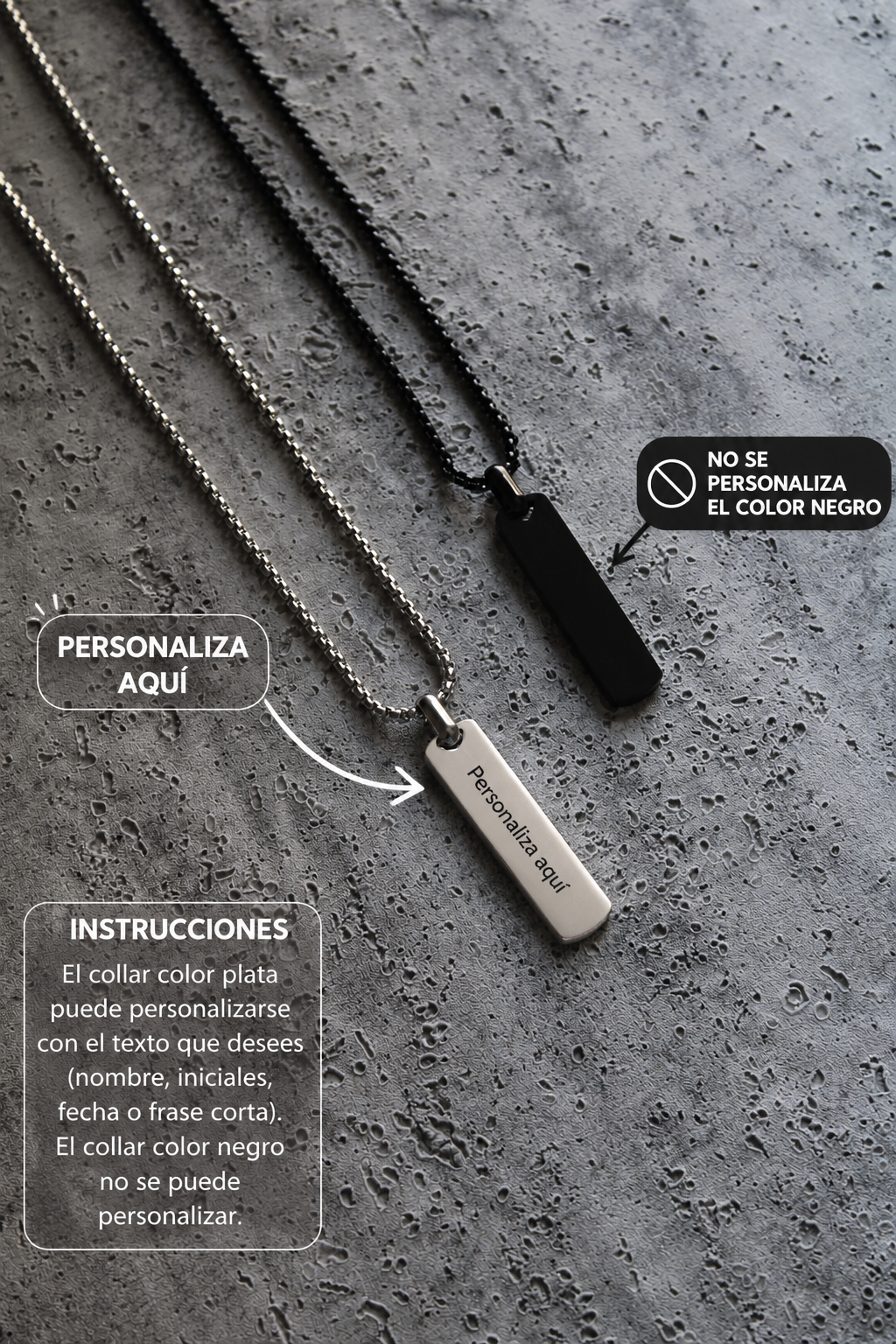Collar Black (colección papá)